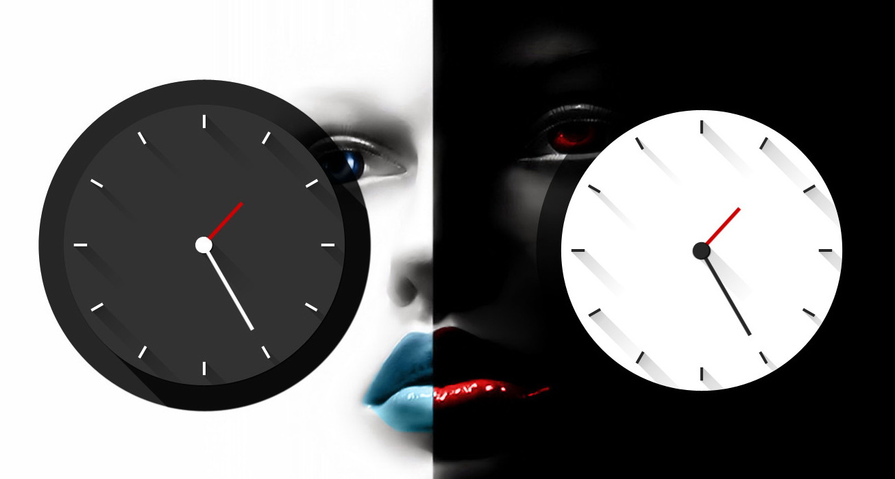 Long Shadows Clock for xwidget