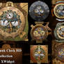 Steampunk Clock HD Collection for xwidget (HOT)