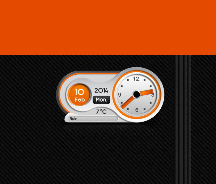 Modern MIUI Clock for xwidget by Jimking on DeviantArt