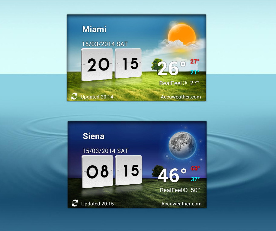 LG'n'GS3 Weather Widget for xwidget