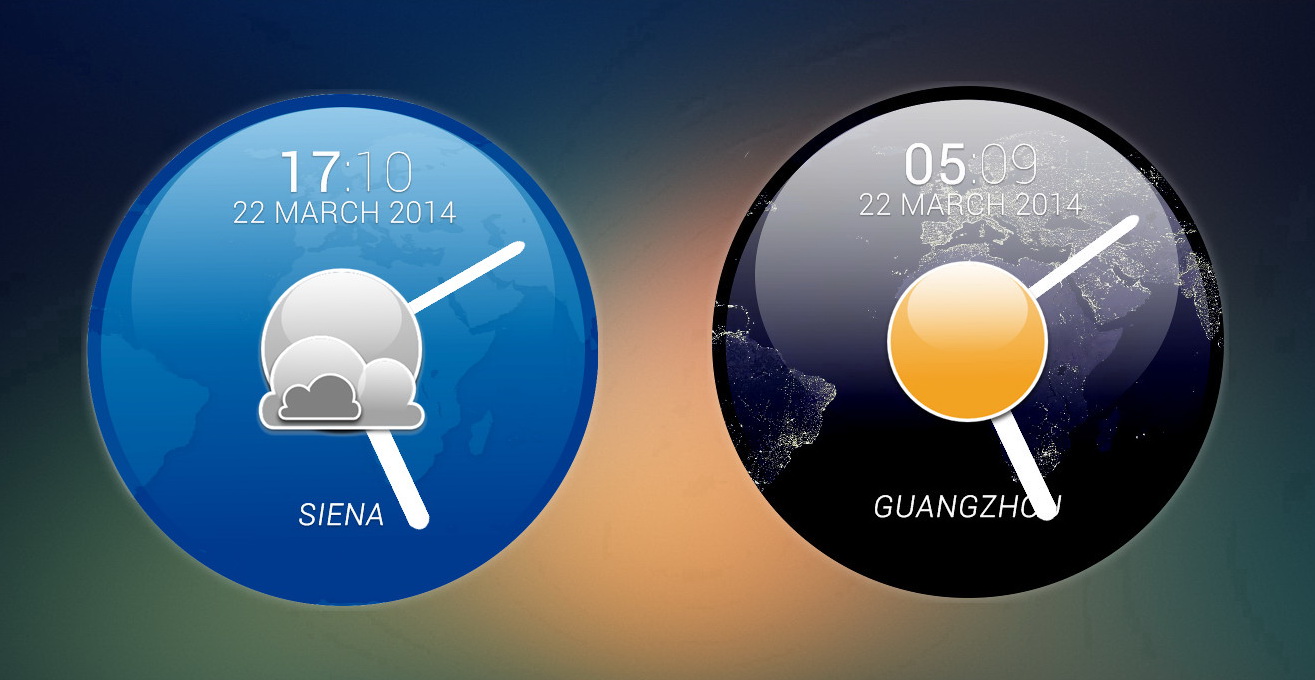 Earth Clock HD for xwidget