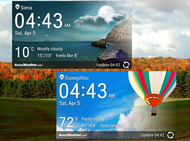 LG Optimus G Weather HD for xwidget