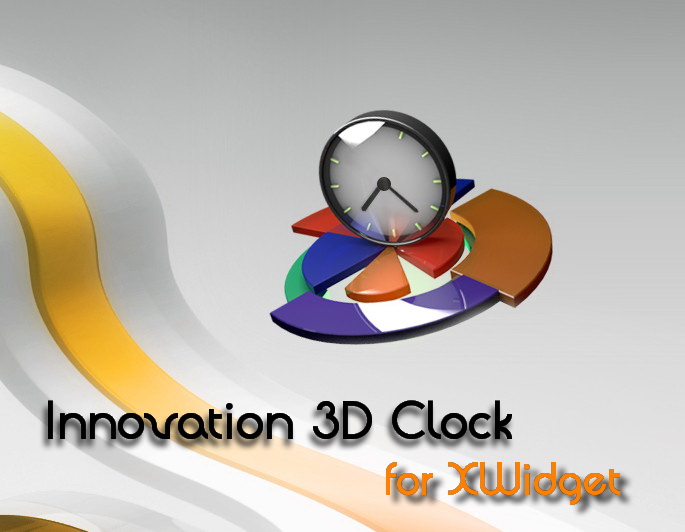 Innovation 3D Clock for xwidget