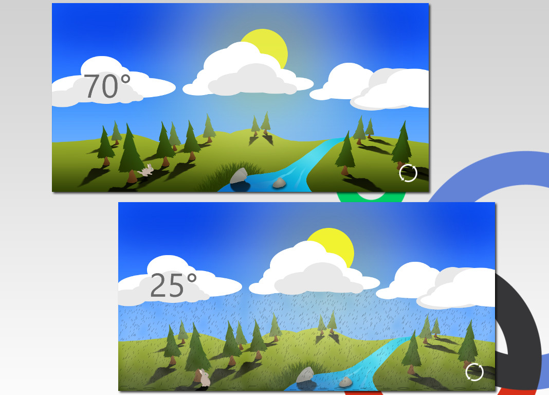 gNow Vector Weather for xwidget by Jimking on DeviantArt