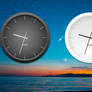 MIUI Black'n'white Clock for xwidget