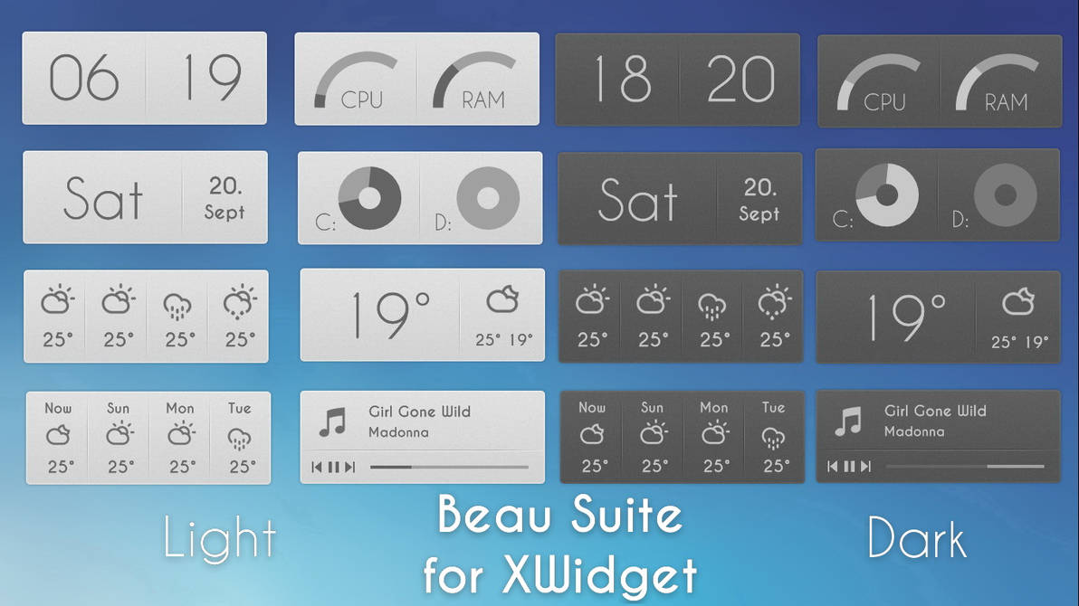 Beau Suite for xwidget by Jimking on DeviantArt