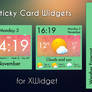 Sticky Card Widgets for xwidget