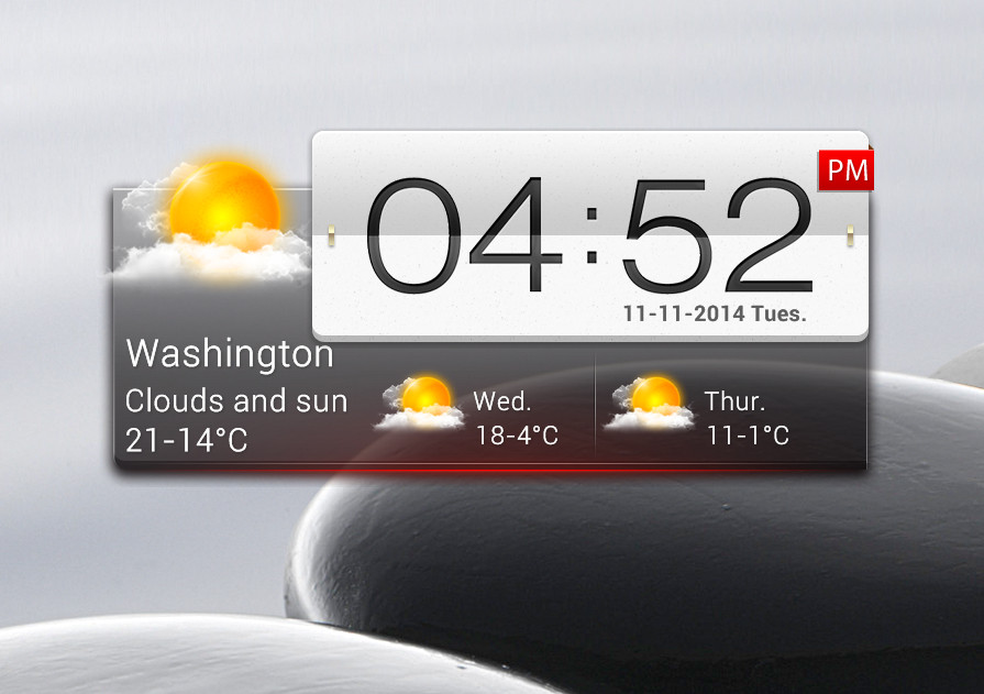 Lenovo Default Weather Widget for xwidget