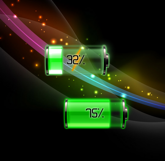 Glowing Battery Widget for xwidget (fixed)