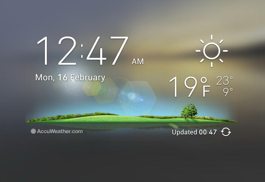 Часы погода дата на экран