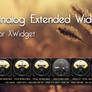 Analog Extended Widget for xwidget