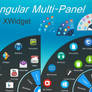 Angular Multi-Panel Widgets for xwidget (animated)