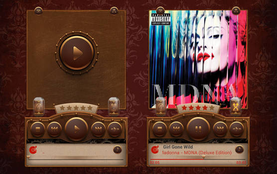 Steampunk Player for xwidget