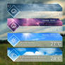 Glass Style Forecast for xwidget