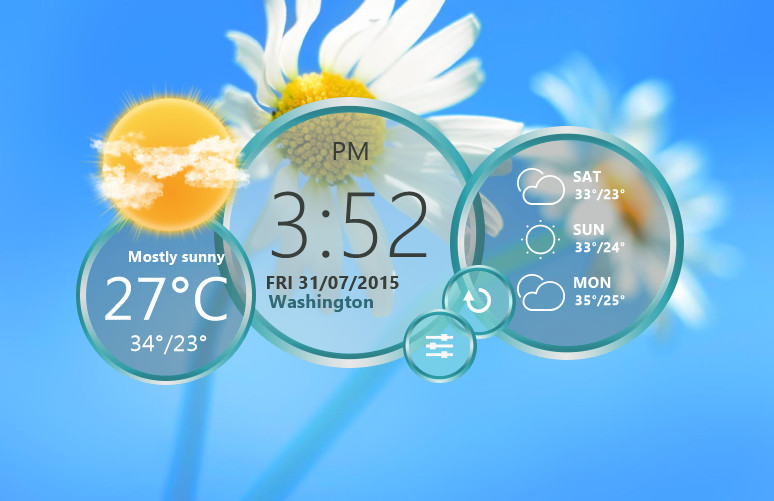 Circular Style V2 for xwidget