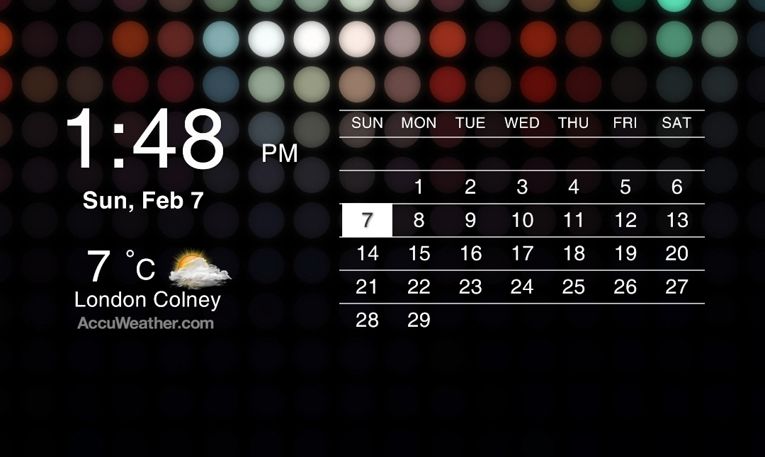 Accuweather Desktop Widget