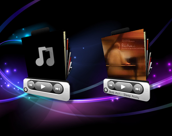 3D Music Player for xwidget