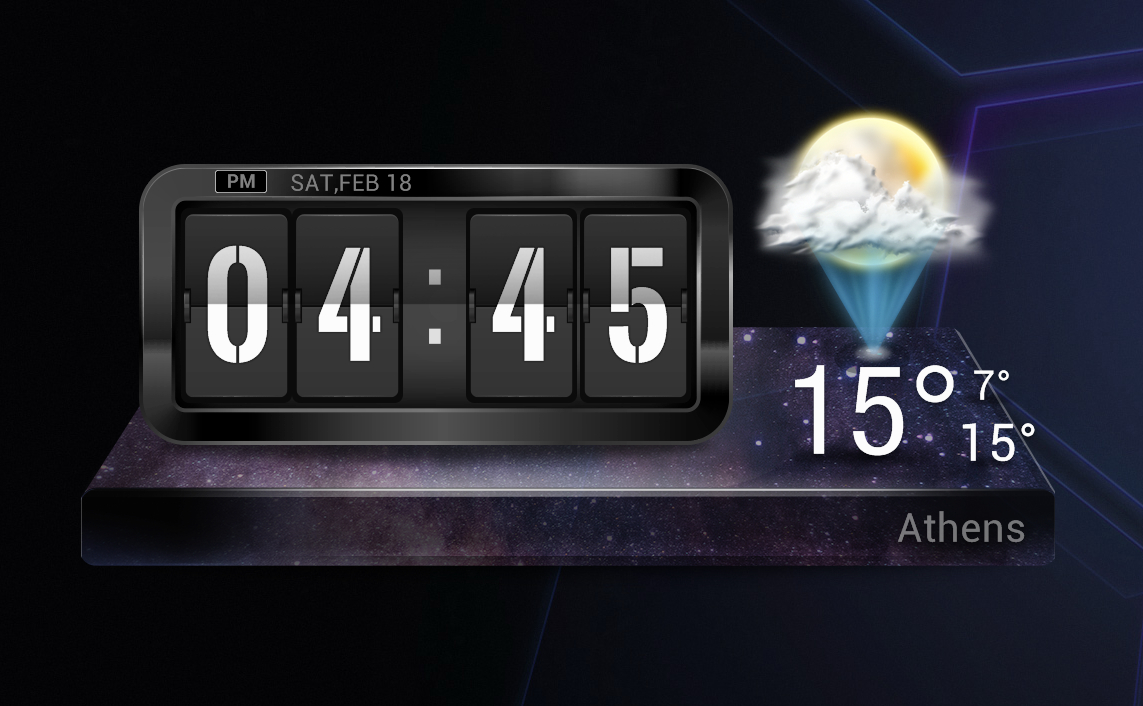 Flipclock Weather HD for xwidget by Jimking on DeviantArt