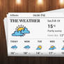 Newsweather for xwidget