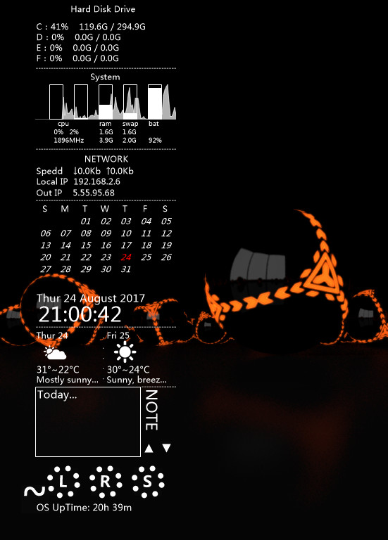 Theme Bar for xwidget by Jimking on DeviantArt