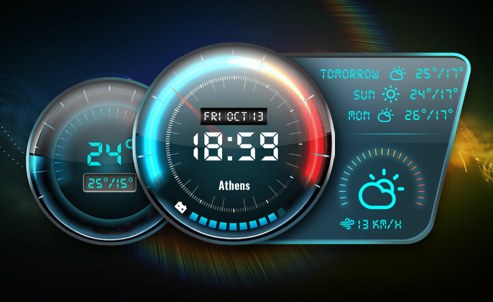 Neon Gauge Widget 2 for xwidget by Jimking on DeviantArt