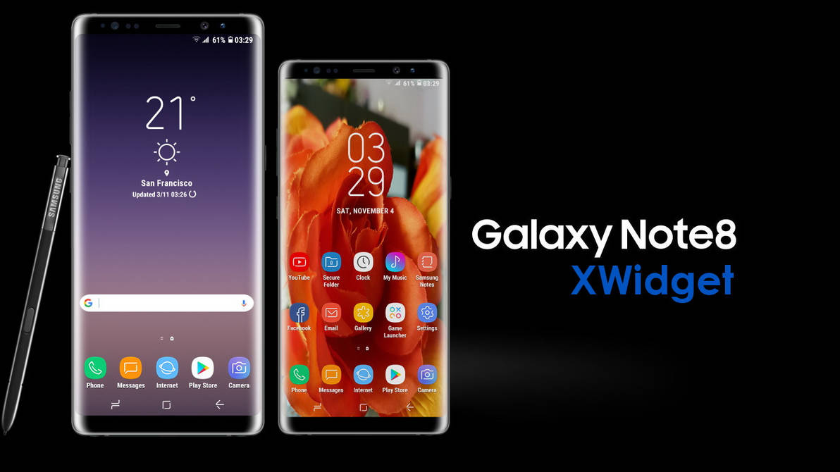 Samsung Galaxy Note 8 for xwidget by Jimking on DeviantArt