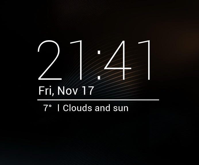 Huawei P9 Lockscreen Clock for xwidget by Jimking on DeviantArt