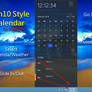 Win10 Style Calendar for xwidget