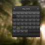Dark Calendar for xwidget