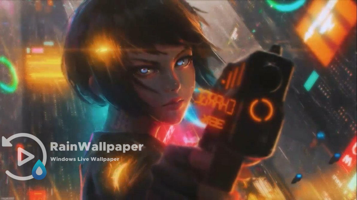 Cyberpunk Anime Girl By Jimking On Deviantart
