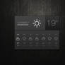 Dark UI Weather for xwidget