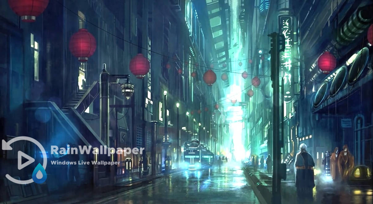 Wallpaper Rainy Town Road By Jimking On Deviantart For iPhone Free