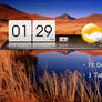 3D Sense Clock Weather Mini for xwidget