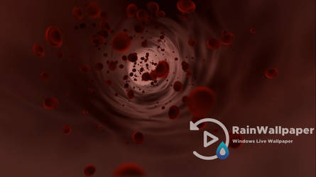 Red Blood Cells Flowing