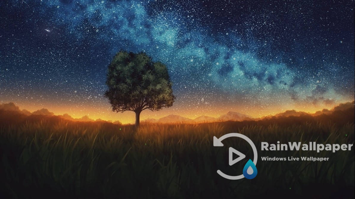 Starry Night Lone Tree By Jimking On Deviantart