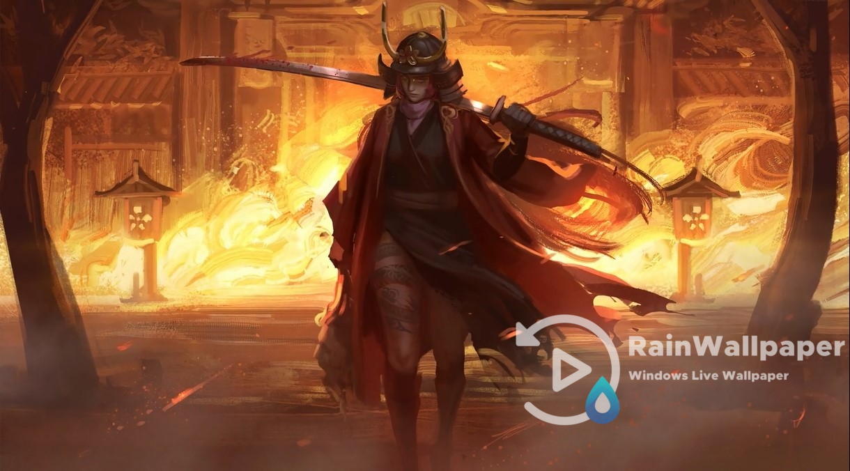 Samurai Girl with Katana by Jimking on DeviantArt