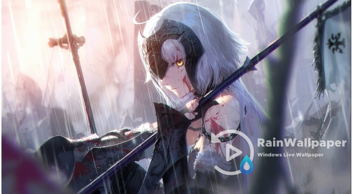 Jeanne dArc Alter in the Rain by Jimking on DeviantArt