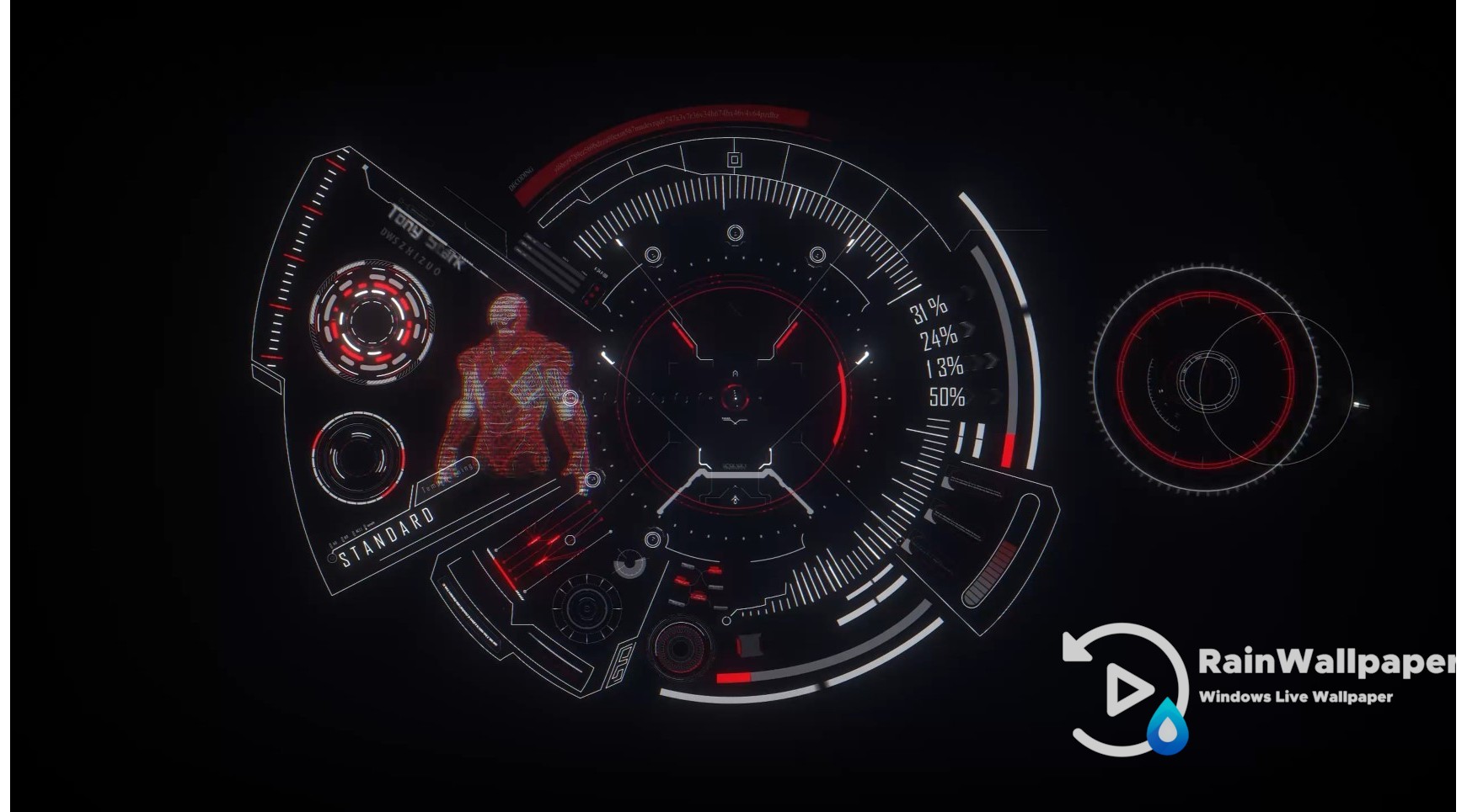 iron man hud wallpaper