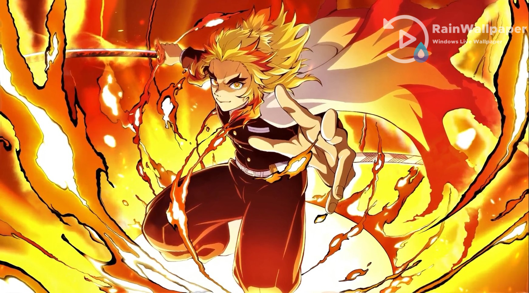 Kyojuro Flame Breathing By Jimking On Deviantart