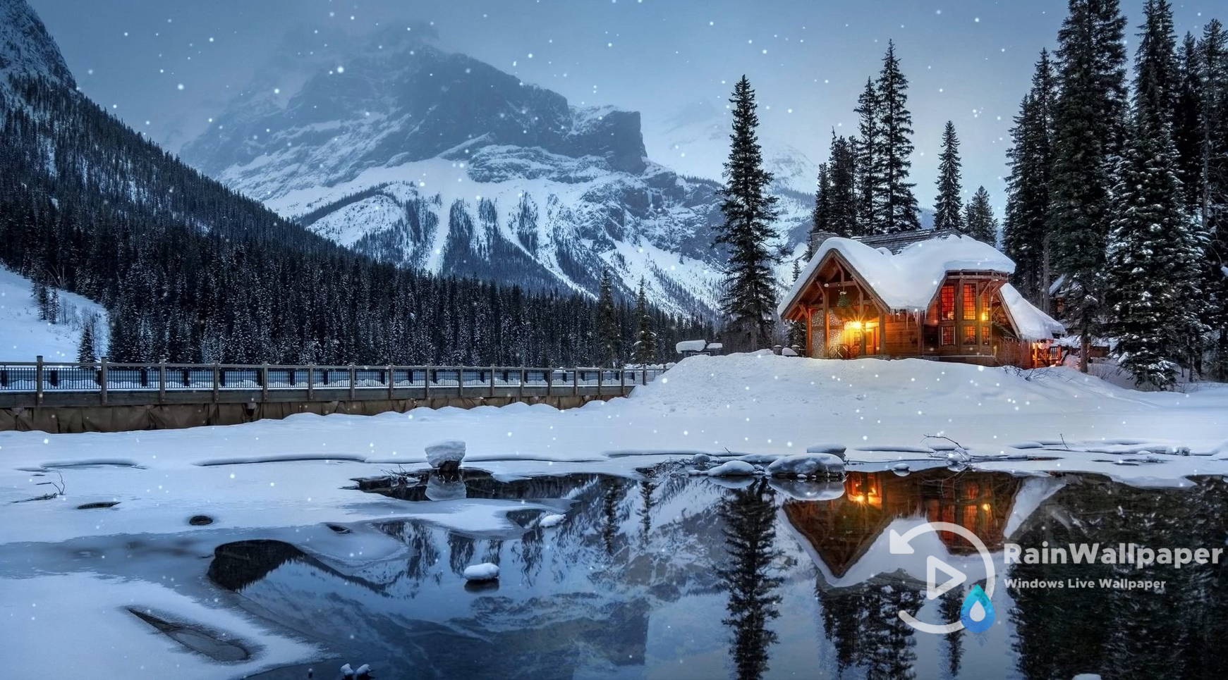 Winter Cabin Snow lwp by Jimking on DeviantArt
