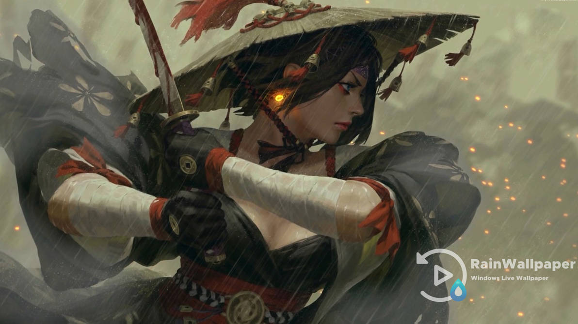 War Samurai Girl Guweiz LWP by Jimking on DeviantArt