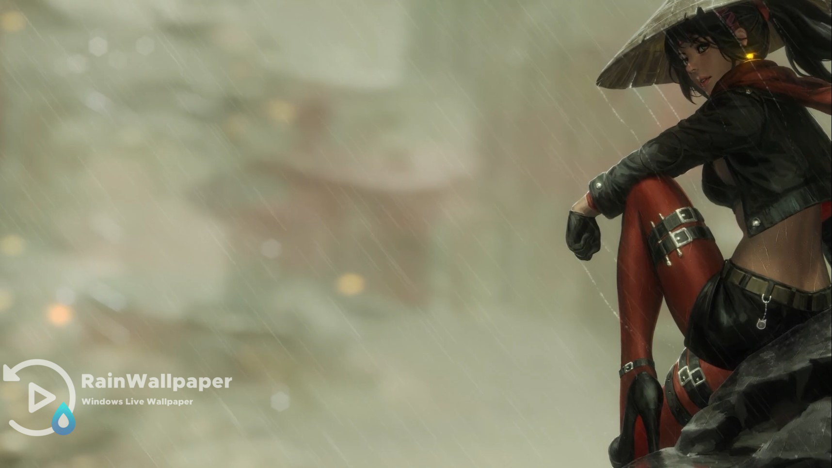 Samurai Girl in the Rain Alternative by Jimking on DeviantArt Samurai Girl in the Rain Alternative by Jimking on DeviantArt