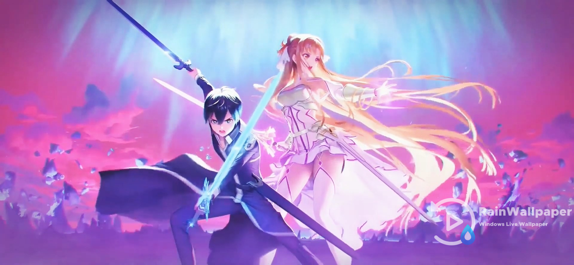 Kirito and Asuna Sword Art (wide) by Jimking on DeviantArt Kirito and Asuna Sword Art (wide) by Jimking on DeviantArt