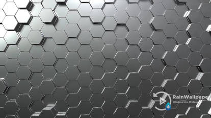 Silver Hexagon Honeycomb