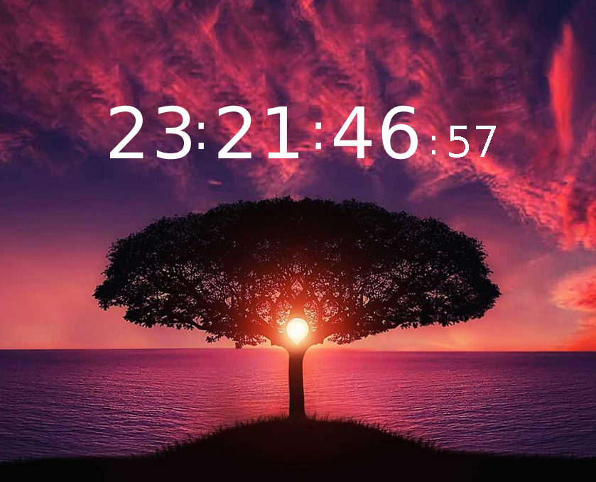 Milliseconds Clock for XWidget by Jimking on DeviantArt