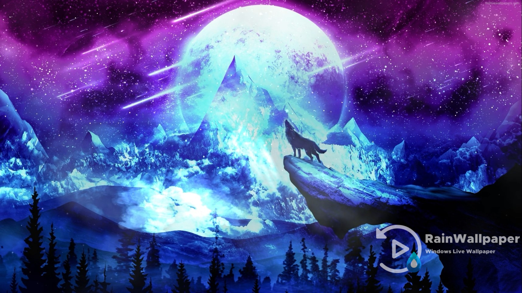 Full Moon Howling Wolf by Jimking on DeviantArt