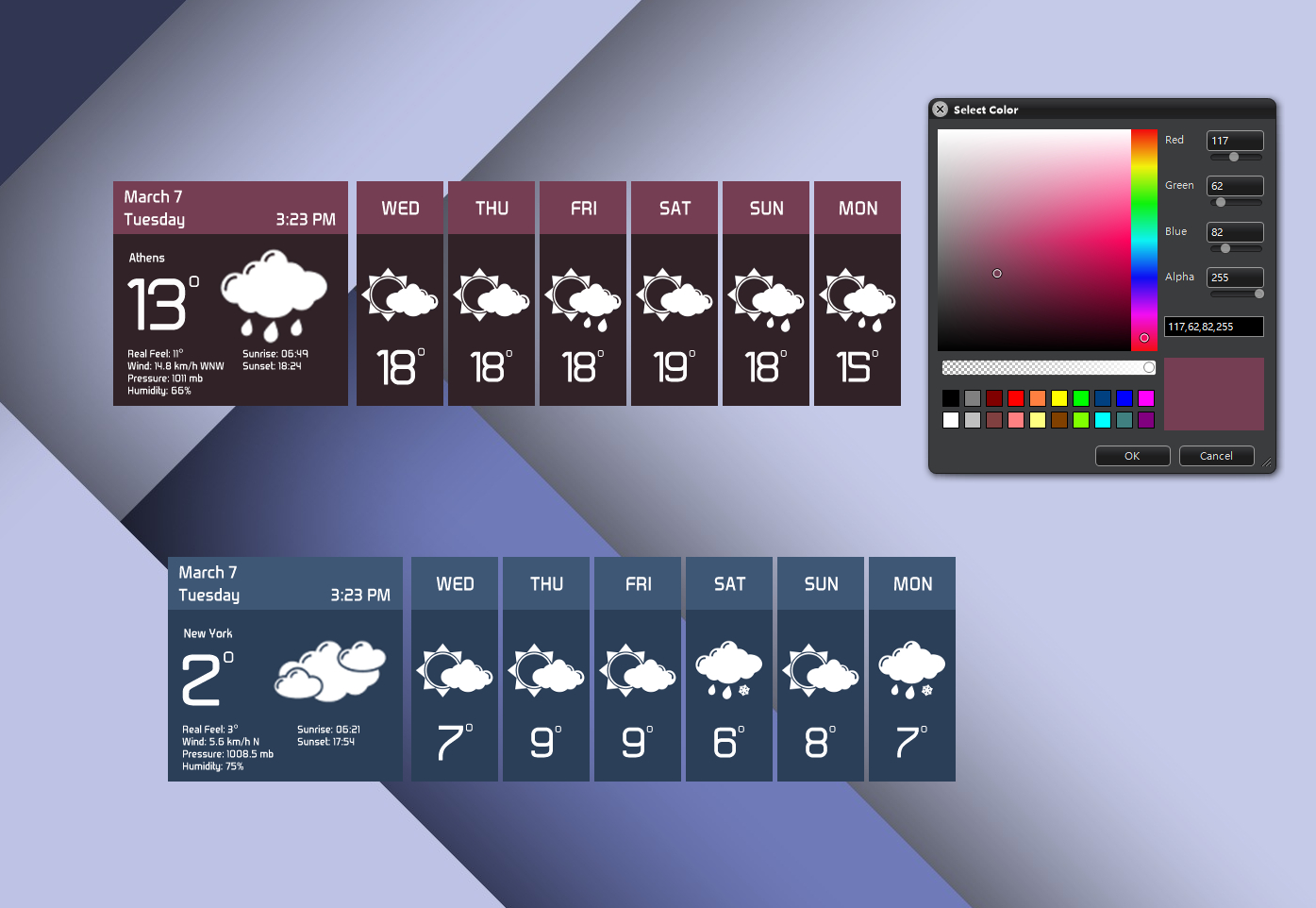 Tabisius Weather (RGB) for XWidget by Jimking on DeviantArt