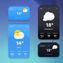 Folded Weather for XWidget