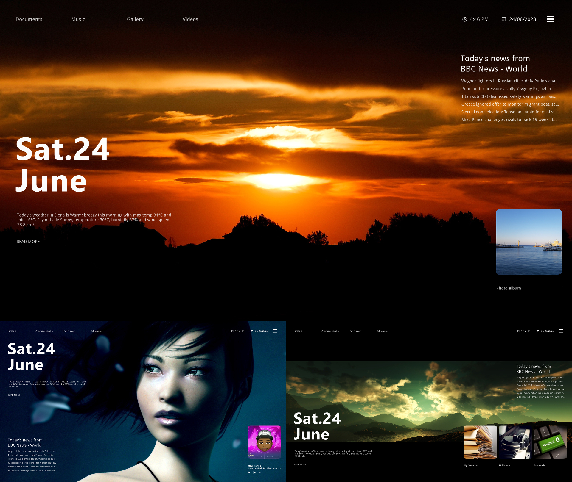 Serenity Theme for XWidget by Jimking on DeviantArt