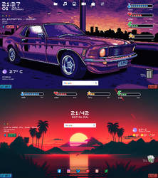 8-Bit Theme for XWidget